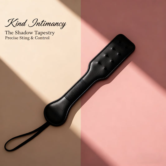 🖤 The Shadow Tapestry  Spike Discipline Paddle