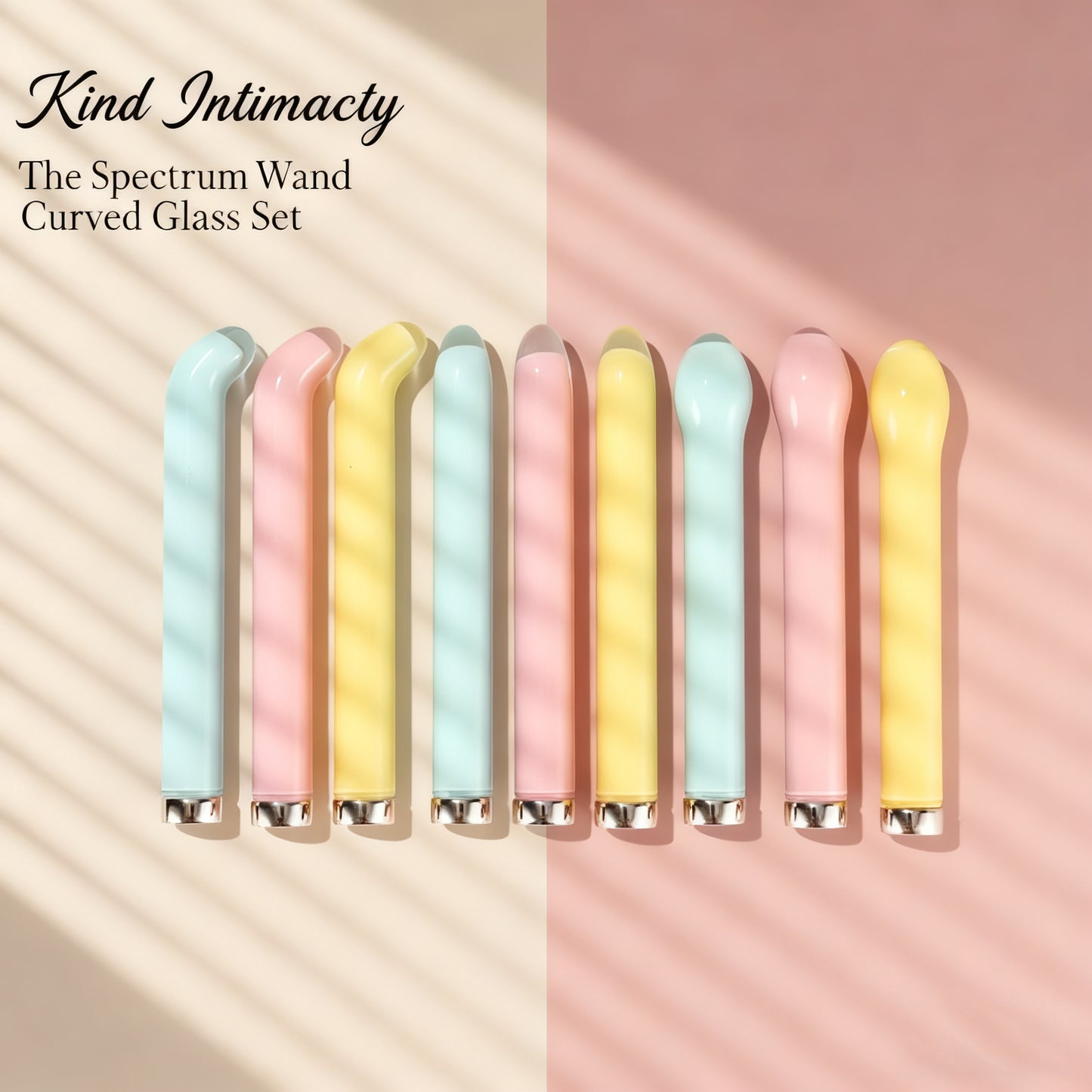 The Spectrum Wand  Curved Glass Set