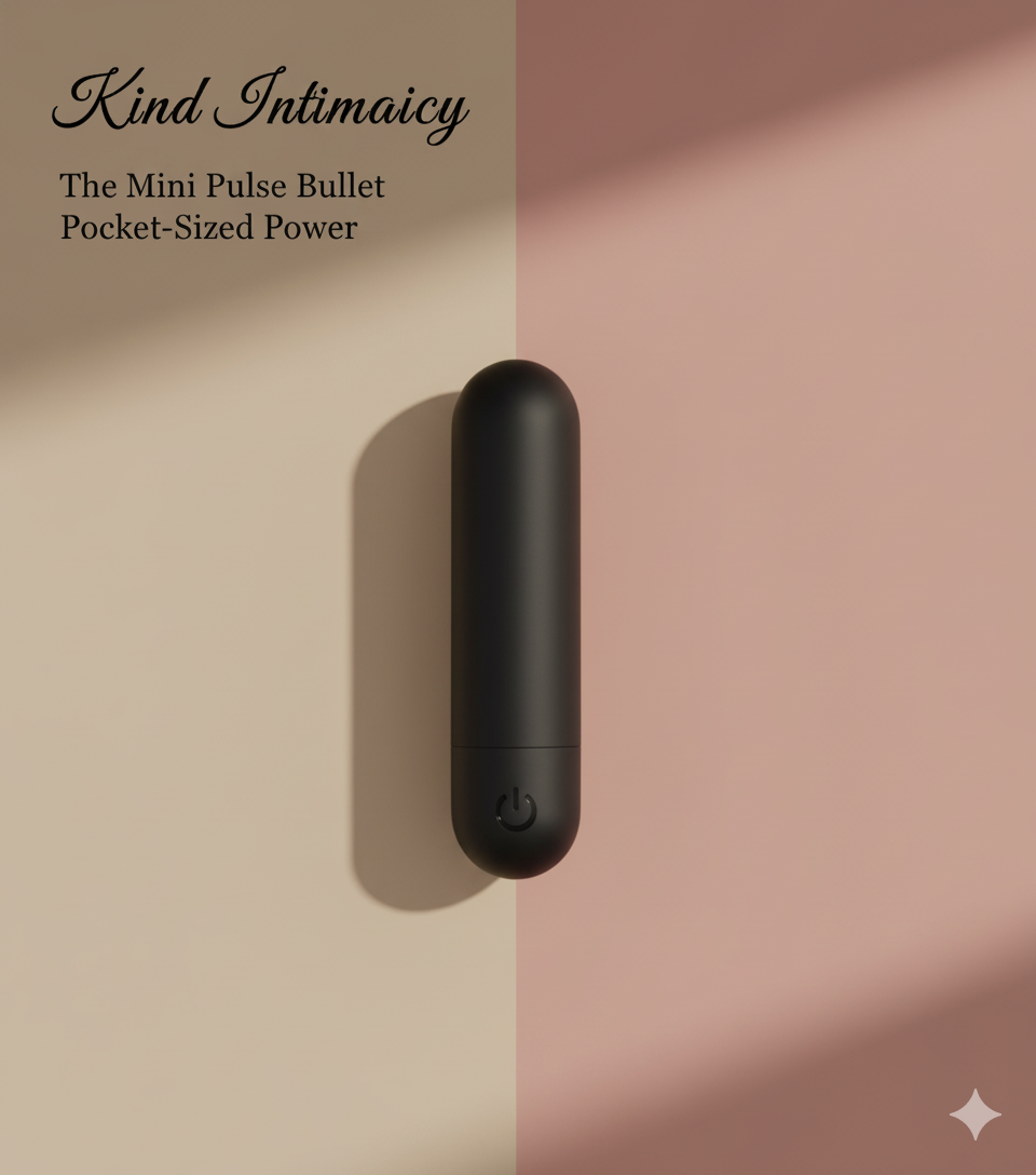 🖤 The Mini Pulse Bullet: Pocket-Sized Power